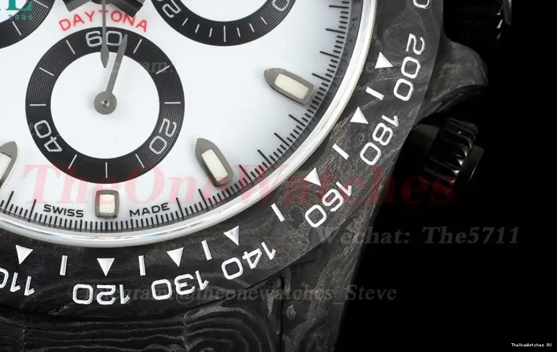 DIW QF Dial NY Daytona SA4130 White 40mm Carbon 0426